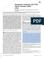 Prophylactic and Therapeutic Remdesivir (Gs-5734) Treatment in The Rhesus Macaque Model of Mers-Cov Infection