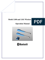 Model 1100 and 1101 Wireless Probes. Operation Manual