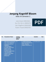 Jenjang Kognitif Bloom