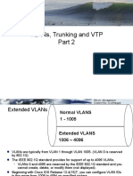 Vlans, Trunking and VTP