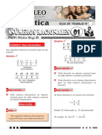 Sistema de Números Racionales 001 Colegio Galileo Hspo