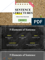 Meeting 1 - Sentence Structures