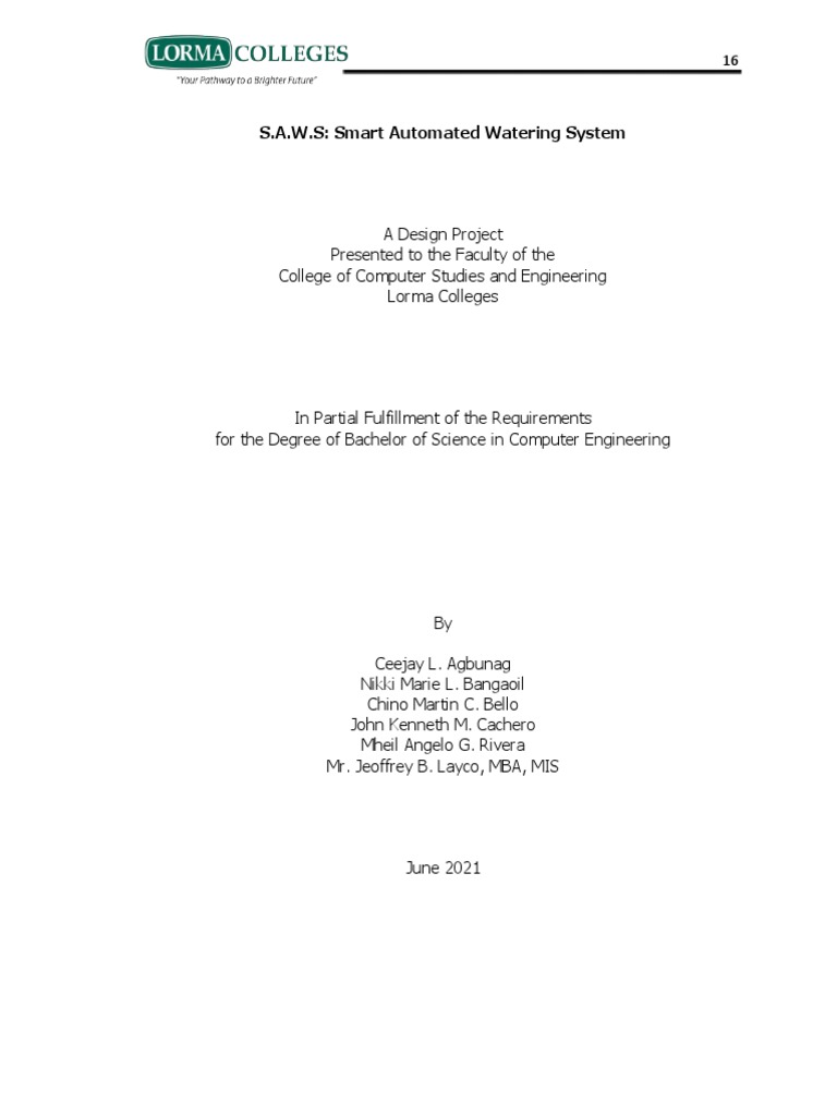 SAWS PDF Agriculture Irrigation