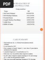 The Headaches of Glaxowellcome