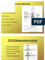 Vacuum Subsystem Electron Gun Subsystem Electron Lens Subsystem Sample Stage More Electron Lenses Viewing Screen W/scintillator Camera Chamber