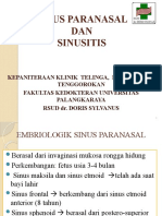 SINUS PARANASAL dan SINUSITIS