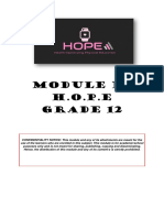 Module in H.O.P.E Grade 12