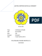 Laporan Praktek Sistem Kendali Diskrit: Politeknik Negeri Sriwijaya 2019/2020