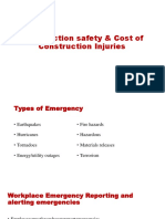 Construction Safety & Cost of Construction Injuries