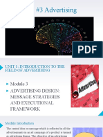 Module 3 MM6 Advertising Design Message Strategies and Executional Framework