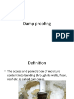 Damp Proofing Methods and Effects