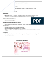 1 QUINZENA PLANO DE CIENCIAS 4º Osires