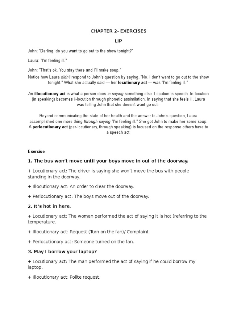 Chapter 2 Exercises PDF Free | PDF | Question | Semiotics