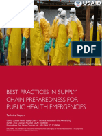 Supply Chain Preparedness for Public Health Emergencies