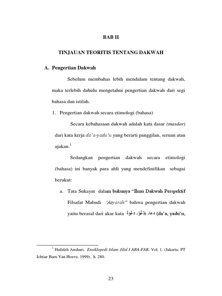 Pengertian Dakwah Pdf