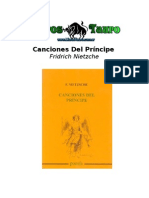 Nietzsche, Friedrich - Canciones Del Principe