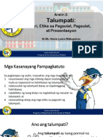 L3 Pagsulat-Akademik Talumpati