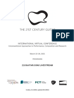 Abstract: Musical Notation in Music For Guitar and Electronics