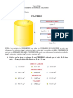 TALLER 16 - CUERPOS REDONDOS - CILINDRO. Taller Hecho Mafe 2021