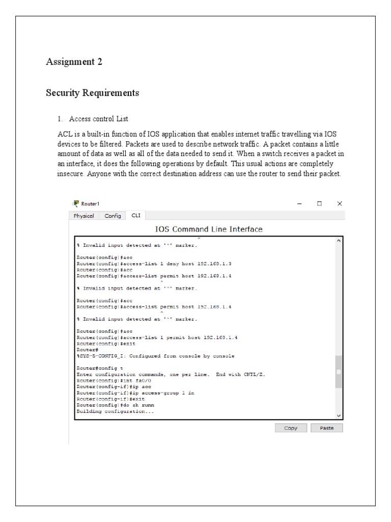 Assignment 2 Security Requirements | PDF | Computer Network | Quality ...