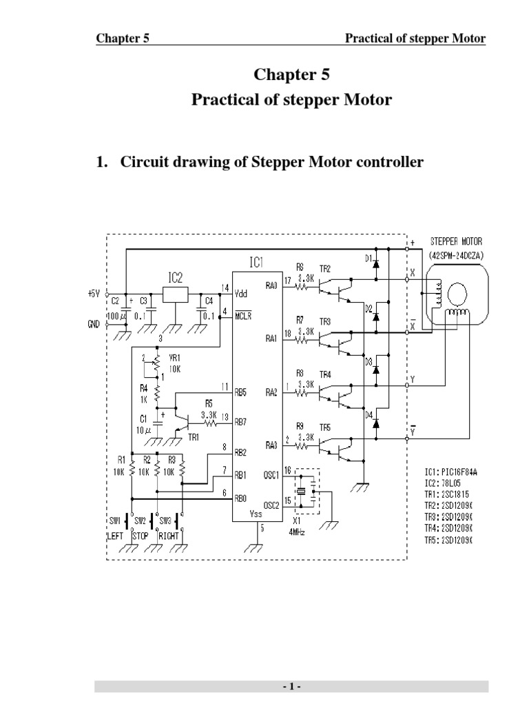 Chapter 5 Stepper MOTOR Practical | PDF | Electric Motor | Capacitor