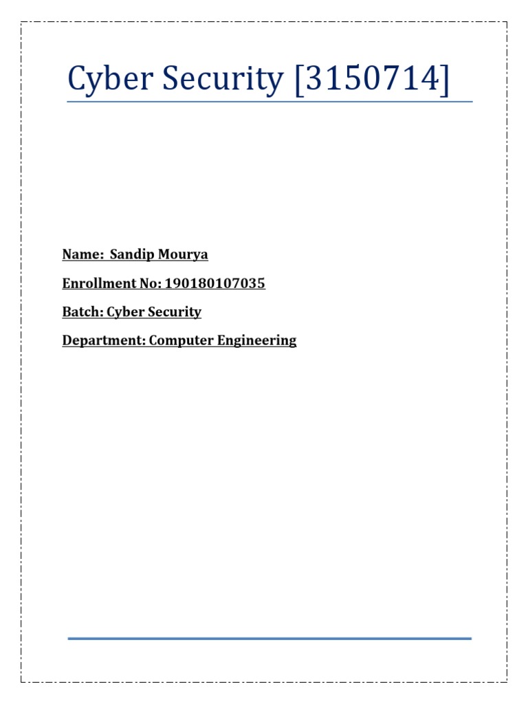 Lab Manual CS 1-2 | PDF | Computer Network | Computer Security