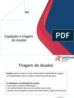 Captação e Triagem do doador 2021