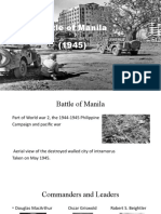 Manila Battle 1945 Devastation