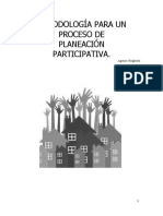 Metodología para Un Proceso de Planeación Participativa