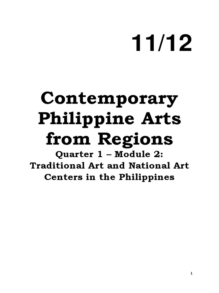 Contemporary Philippine Arts From Regions | PDF | Philippines