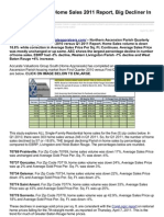 Ascension Parish Home Sales 2011 Report Big Decliner in Area Home Sales