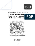 Disaster Readiness & Risk Reduction: Quarter 1 - Module 2 Effects of Disaster