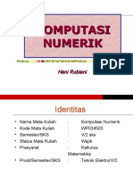 HR - Pengantar Komputasi Numerik