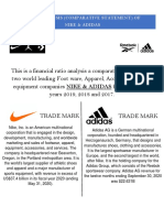 Ratio Analysis of Nike and Adidas