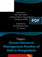 Presentation On HRM Practice in BD