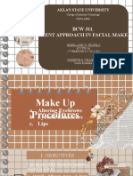 BCW 311. Current Approach in Facial Make Up: Aklan State University