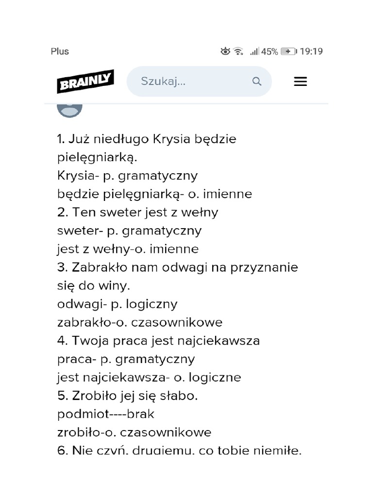 Podmiot I Orzeczenie Klasa 6 Podmiot I Orzeczenie | PDF