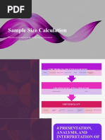 Sample Size Calculation: Statistical Analysis With Software Application