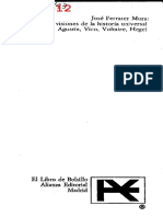 FERRATER MORA, JOSÉ - Cuatro Visiones de La Historia Universal (San Agustín, Vico, Voltaire, Hegel) (OCR) (Por Ganz1912)