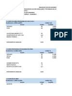 Análisis de Costos Unitarios