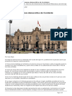 Servindi - Servicios de Comunicacion Intercultural - Peru El Sistema Menos Democratico de Occidente - 2016-05-31