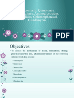 Mechanism of Action, Indications, and Dosing of Common Antimicrobials