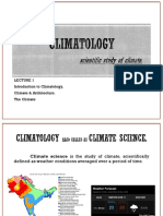 Introduction To Climatology, Climate & Architecture. The Climate