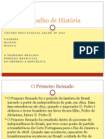 Trabalho de História