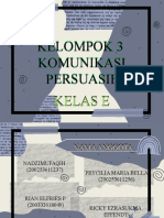 KELOMPOK 3 KOMUNIKASI PERSUASIF