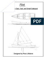 Flint: A Boat For Oars, Sail, and Small Outboard