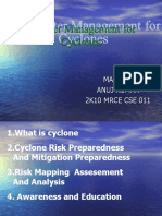 Disaster Preparedness For Cyclones