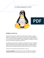 Como instalar programas en Linux