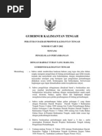 Download PERDA PROV KALTENG NO 8 TAHUN 2002 by genetixer SN52840269 doc pdf