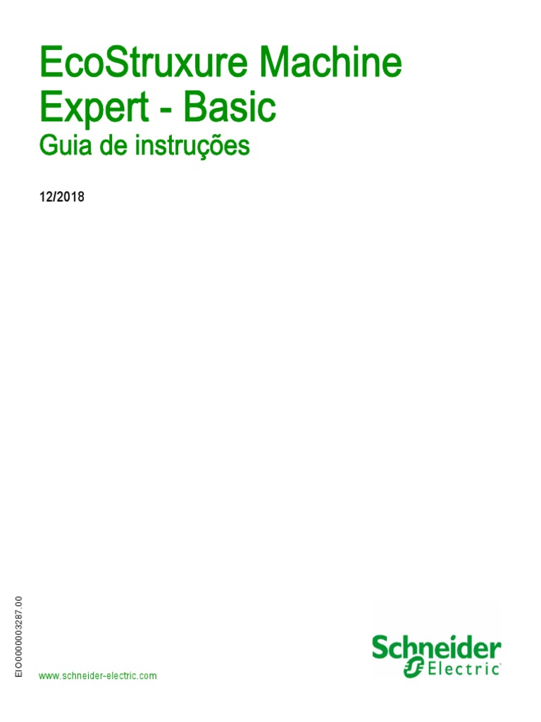 EcoStruxure Machine Expert - Basic Guia de Instruções | PDF | Microsoft ...